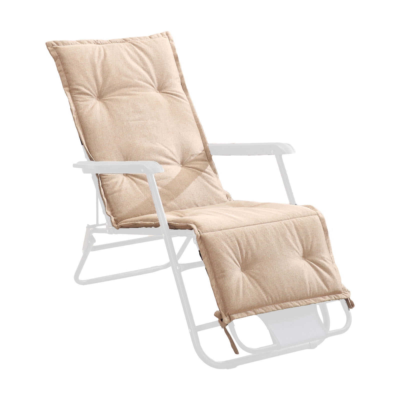 Foldable High Back Chair Cushion Sleeping Recliner Cotton Pad Walmart