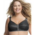 thumbnail image 1 of 1107 Womens Front Close Wirefree Bra Black Size - 46C, 1 of 1