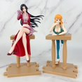 thumbnail image 3 of Anime One Piece Luffy Ace Nami Hancock figura posición de Bar postura sentada figura de acción modelo de PVC muñeca de colección juguete regalo para niños1527, 3 of 5