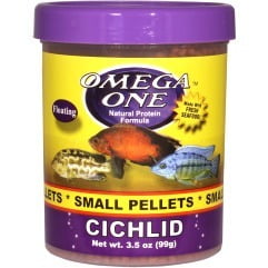 Omega One Cichlid Pellets, Medium, 6.5 oz
