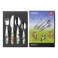 thumbnail image 2 of ZWILLING Jungle 4 Piece, Children's Flatware Set, Silver, 2 of 4