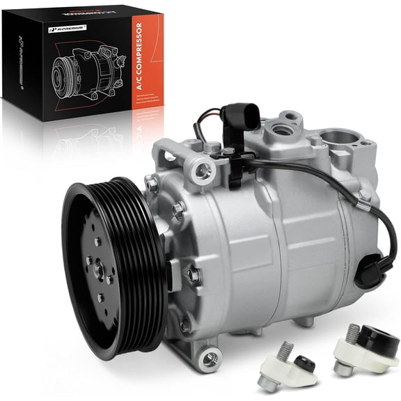 A-Premium Air Conditioner AC Compressor with Clutch Compatible with Volkswagen Touareg 2004 2005 2006 2007 4.2L