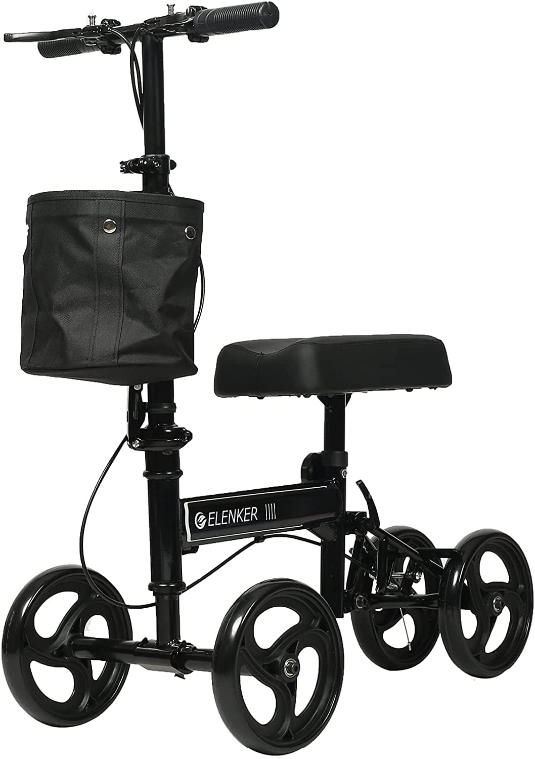 Elenker Economy Knee Scooter, Steerable Knee Walker, Foldable Knee