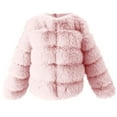thumbnail image 6 of HAPIMO Winter Coats for Women Open Front Faux Cardigan Long Sleeve Outwear Jacket Wedding Guest Pink L, 6 of 6