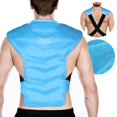 thumbnail image 1 of Relief Expert Large Ice Pack for Full Back and Shoulder with Straps, Reusable Gel Cold Pack with Cold Compress Therapy for Discomfort and Fatigue Relief, Post-Workout Recovery with Soft Plush Lining, 1 of 4