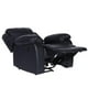 thumbnail image 5 of Sillón Reposet Reclinable Individual Midtown Concept Tapizado de Tela Negro, 5 of 7