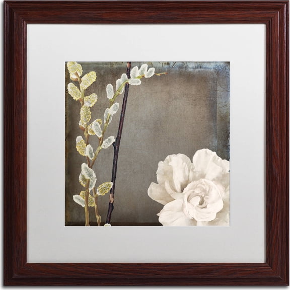 Trademark Fine Art "India I" Canvas Art by Color Bakery, White Matte, Wood Frame