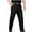 Black, variant on Men Work Pants, Mens Slacks Straight Fit Golf Pants Elastic Waist Dress Pants Lightweight Stretch Casual Business Work