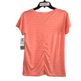 thumbnail image 2 of Ideology Womens Activewear Shadow-Stripe T-Shirt;X-Small, 2 of 5