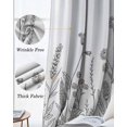 thumbnail image 6 of Spring Floral Blackout Curtains for Bedroom, Thermal Insulated Drapes, Farmhouse Flowers Modern Abstract Art Black Out Curtains 63 Inch Long Room Darkening Kitchen Curtains 42"x63" 2 Panels, 6 of 8