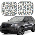 thumbnail image 1 of Vsdgher Funny Excavator Print Car Windshield Sun Shade, Reflective Sunshade Window Sunshade Sun Visor Protector Fit for Cars,Trucks,SUVs-Medium, 1 of 6