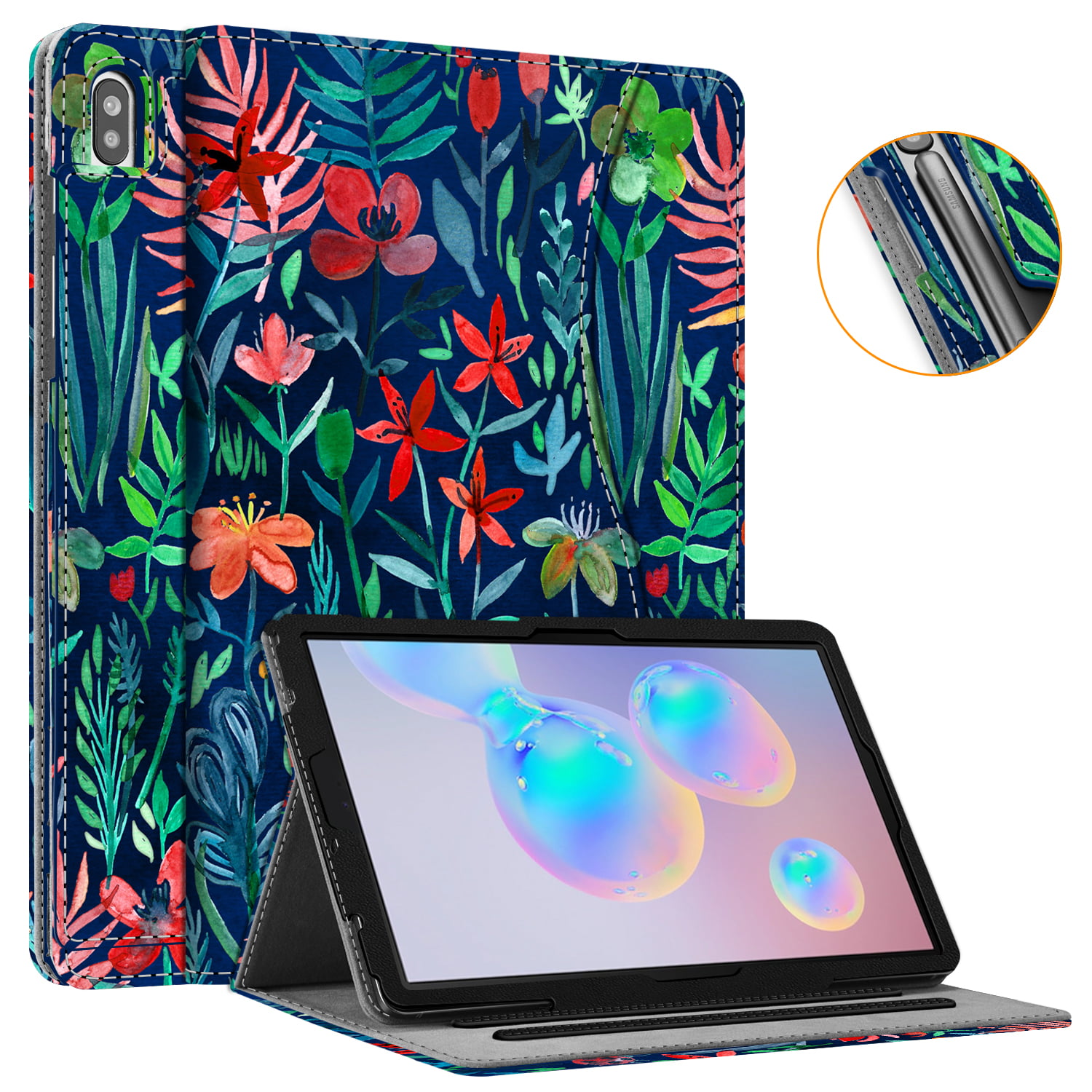 Fintie Case for Samsung Galaxy Tab S6 10.5" 2019, MultiAngle Viewing Stand Cover Wake/Sleep