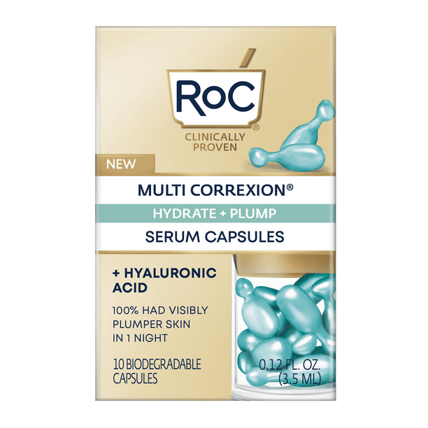 RoC Multi Correxion Hydrate + Plump Night Serum Hyaluronic Acid, 10