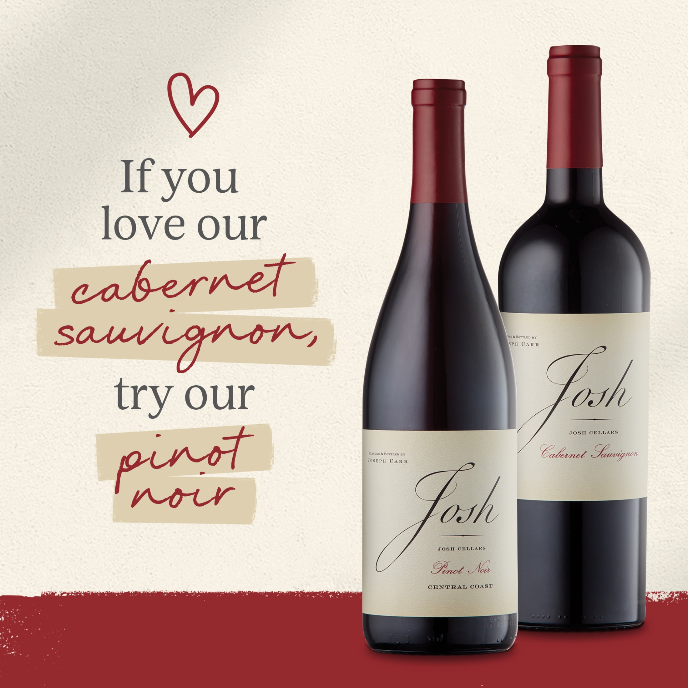 Josh Cellars Cabernet Sauvignon California Red Wine, 750 mL Bottle, 13.50% ABV