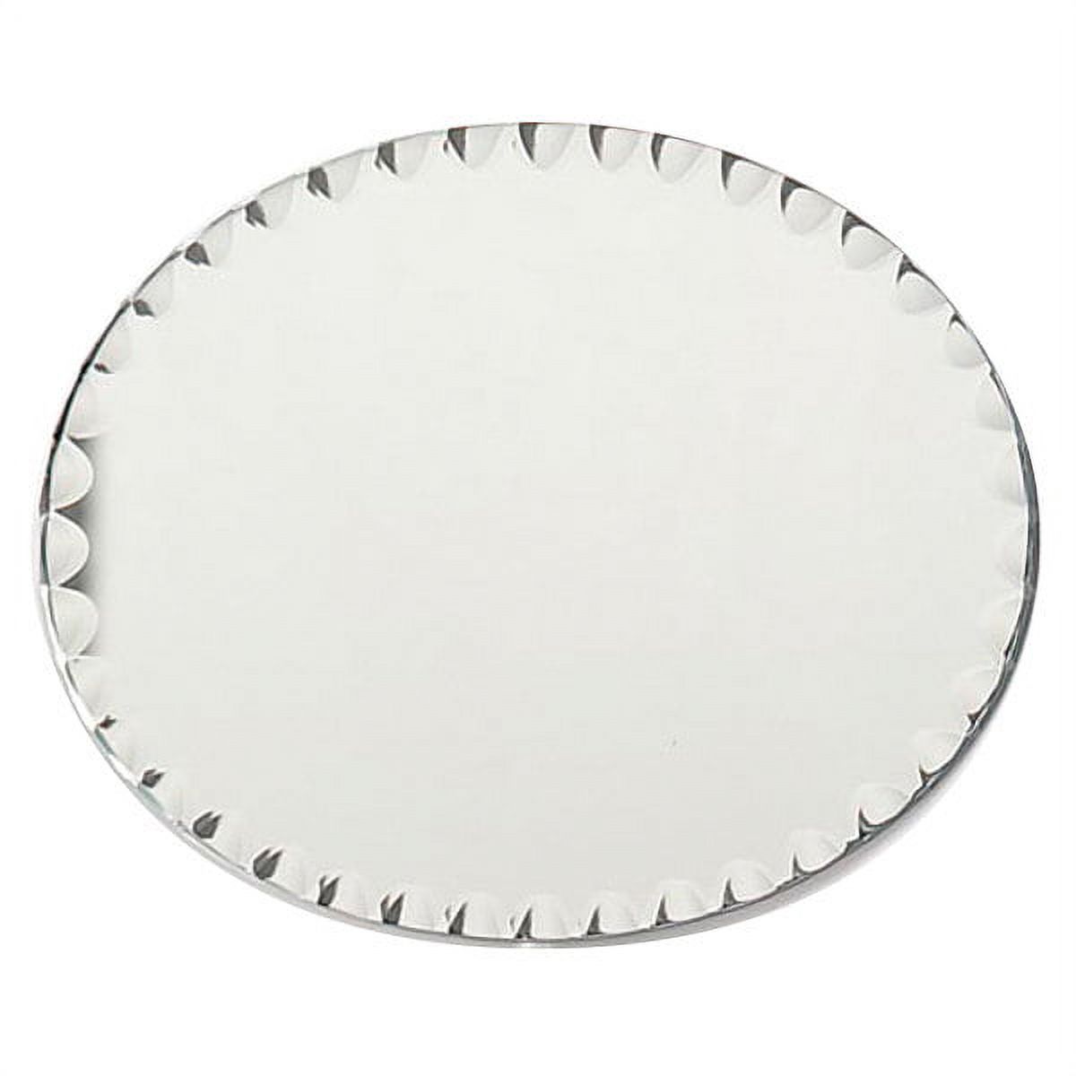 Oval Glass Mirror W/Scallop Edge Bulk-8"X10" - image 2 of 2
