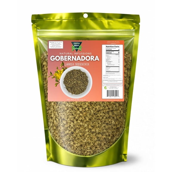 Green Royalty Gobernadora Tea – Larrea Tridentata Herbal Tea | Dried Gobernadora Leaves | Caffeine-Free Herbal Infusion | Traditional Herbal Tea | 100% Natural Loose Leaf