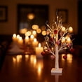 thumbnail image 3 of Árbol de Abedul Iluminado con 18 Corazones LED Rosados y Temporizador, Decoración de San Valentín de 24 Pulgadas, 3 of 6