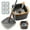 6 Mops, variant on KZKR Spin Square Mop Square Spin Mop and Bucket Set, with Dirty/Clean Water Separation System, Self Rotating Mop-Head for Hardwood Tile Marble Floors with 2/6pcs Mop