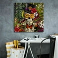 thumbnail image 5 of Epic Graffiti 'Baron in Bloom' by Fusion Idol Arts, Canvas Wall Art, 26"x26", 5 of 8