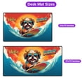 thumbnail image 5 of Retro Surfing Shih Tzu in Cool Sunglasses Hello Summer Waves Desk Mat Full Keyboard Mouse Pad Lion Dog Lover Gifts Large Mousepad - 10001, 5 of 5