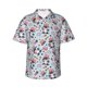thumbnail image 1 of Balery I Love USA Camisas hawaianas de manga corta para hombre, camisas playeras de corte holgado, camisas de vacaciones con botones,X-Large, 1 of 7