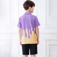 thumbnail image 6 of YunPes Boys Short Sleeve Polo Shirts Ice Cream Graphic Print Collared Golf Shirts Funny Preppy Uniform Kids Summer Pullovers, 6 of 6