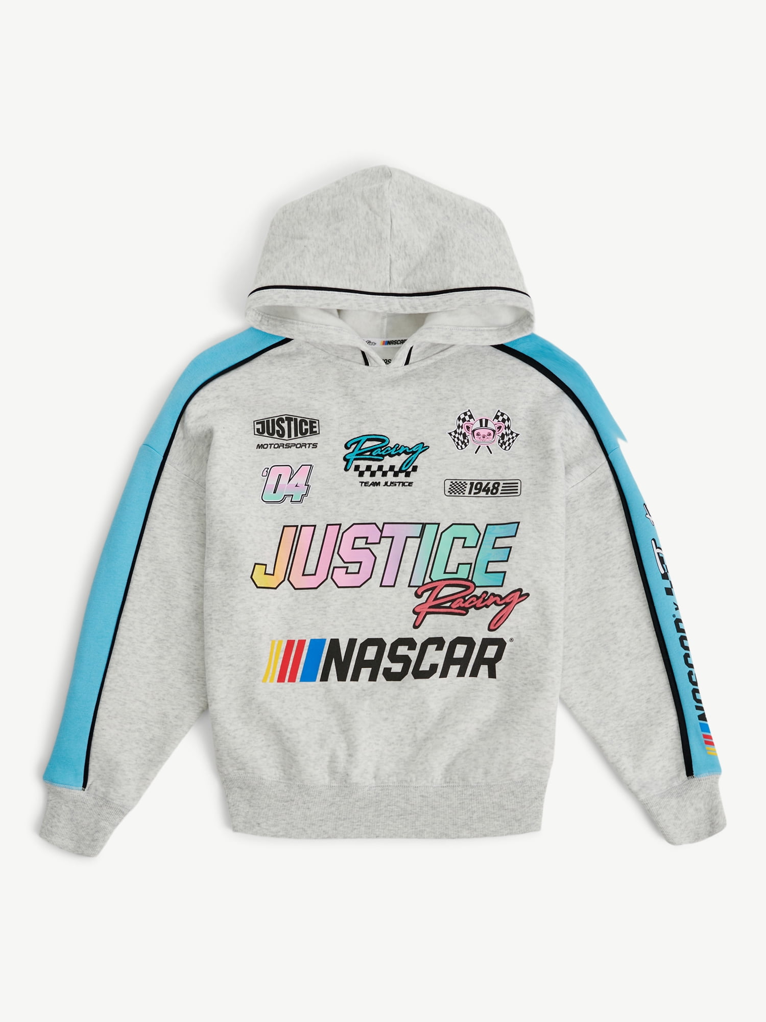 Justice Girl's NASCAR X Justice Collab Hoodie, Sizes XS - XLP