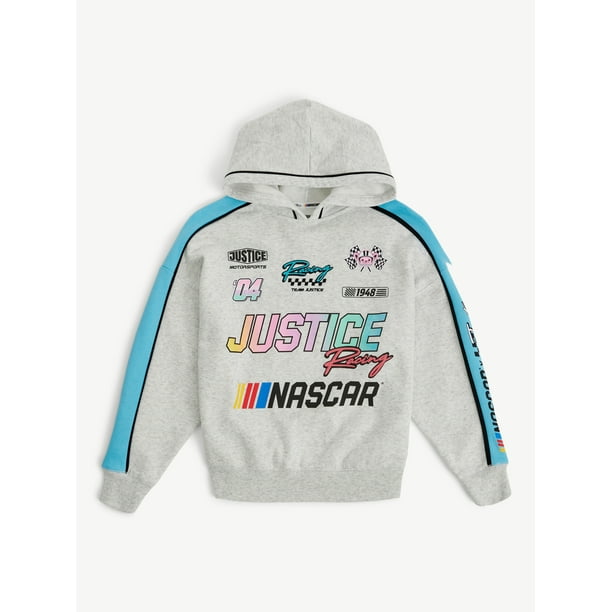 Justice Girl's NASCAR X Justice Collab Hoodie, Sizes XS - XLP