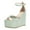 Green, variant on Women Graceful Round Open Toe Platform Wedge High Heels Sandals Ankle Strap Adjustable Buckle Party Evening Dress Shoes Size 7.5 Yellow