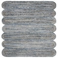 thumbnail image 2 of SAFAVIEH Cape Cod Nowell Striped Braided Area Rug, 6' x 6' Square, Blue/Natural, 2 of 9