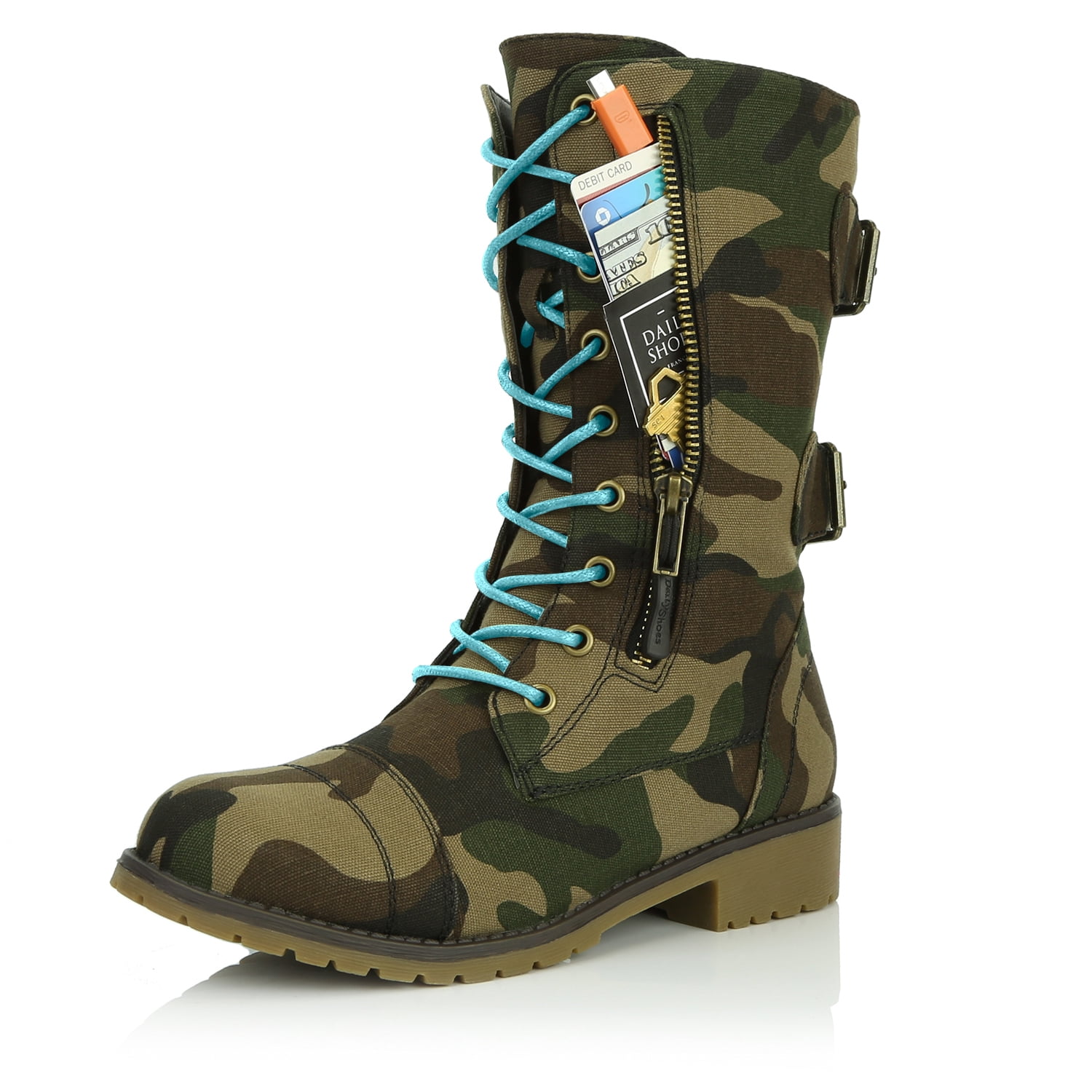 casual combat boots