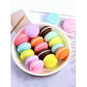 10pcs/set Random Color Cute Polyresin Macaron Design DIY Jewelry Accessory For Women For DIY Jewelry Making