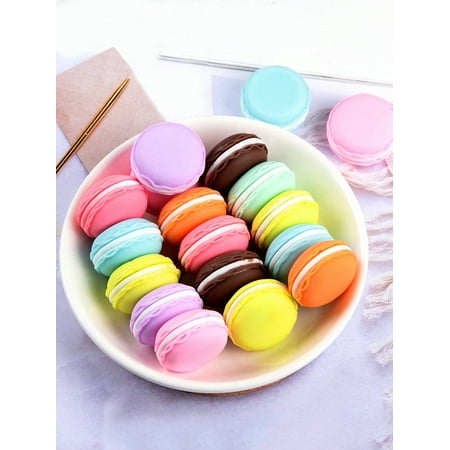 10pcs/set Random Color Cute Polyresin Macaron Design DIY Jewelry Accessory For Women For DIY Jewelry Making