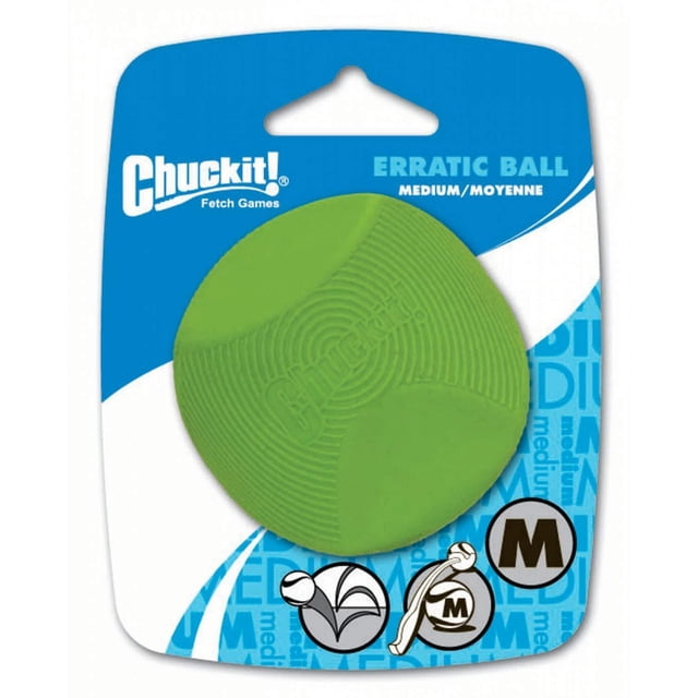 Pelota Erratic Petmate Mediana 2.5 Pulgadas Paquete de 1