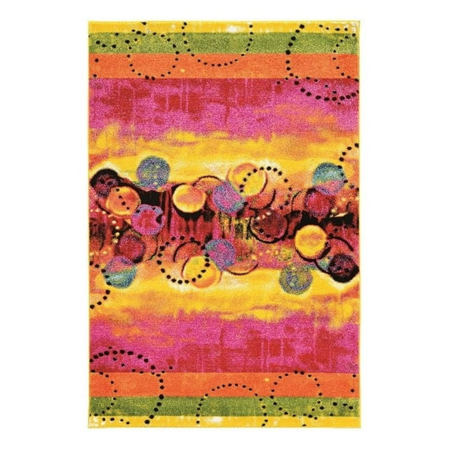 Linon Marisol Saltsa Tufté Mécaniquement Tapis en Polypropylène 5'x7'6 Pouces Jaune