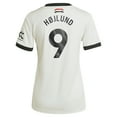 thumbnail image 3 of Women's adidas Originals Rasmus H-jlund Cream Manchester United 2024/25 Third Replica Jersey, 3 of 3