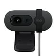 thumbnail image 4 of Logitech Brio Full HD Webcam for Meetings and Streaming, Auto-Light Balance, Privacy Shutter, Graphite, 4 of 5