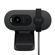 Logitech Brio Full HD Webcam for Meetings and Streaming, Auto-Light Balance, Privacy Shutter, Graphite
