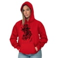 thumbnail image 3 of Xmas Bah Humbug Christmas Scrooge Unisex Plus Fleece Graphic Hoodie Brisco Brands 2X, 3 of 5
