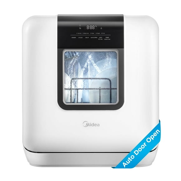 Lavaplatos de sobremesa Midea MDC17P2DWW portátil de 6 litros con tanque