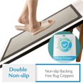 thumbnail image 5 of Twill Kitchen Mat Kitchen Rugs Set of 2 Kitchen Rugs and Mats Non Skid Washable Kitchen Floor Rugs for in Front of Sink Heavy Duty Standing Mat Kitchen mats for Floor Countertop Fridge Indoor Grey, 5 of 5