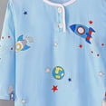 thumbnail image 5 of IFNWSV Toddler Girl Outfits Short-Sleeve Print Home Wear Suit for Blue 3 Years, 5 of 5