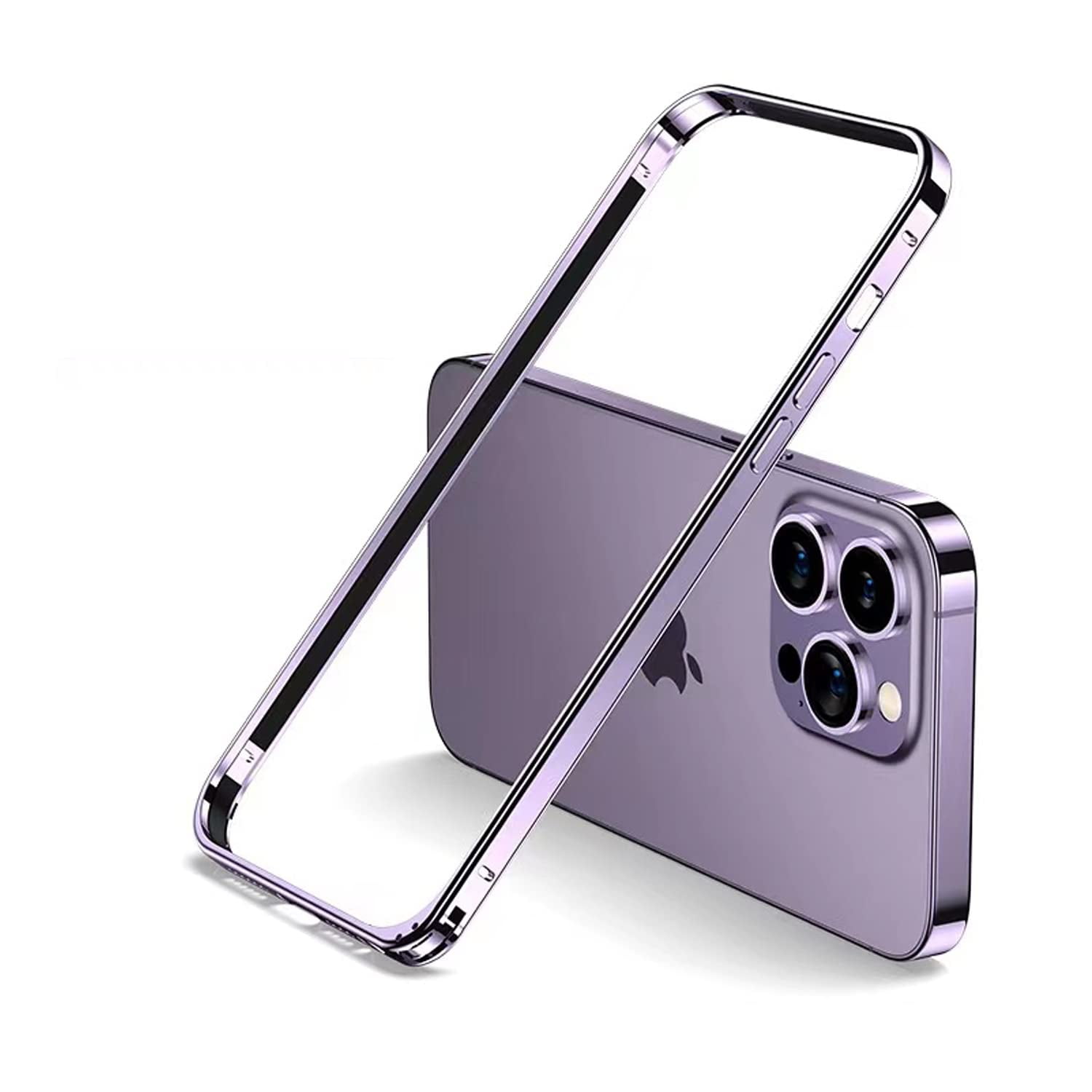 For iPhone 14 Pro Max Protector Bumper Case - Purple - Wirefree