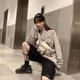 thumbnail image 4 of NANAHuang Men's and Women's Shoulder Chest Crossbody Bag Shoulder Bag Waterproof Strap Bag Hip Hop Travel Unisex Crossbody Bag, 4 of 9