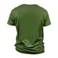 thumbnail image 3 of Summer Short Sleeve Black Round Neck Cotton Loose Print Pullover T-shirt Top3XL, 3 of 3