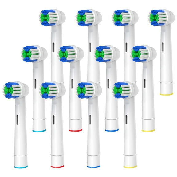GENKENT 12 Pcs Replacement Toothbrush Heads, Professional Electric Toothbrush Heads Brush Heads Compatible Braun Oral b