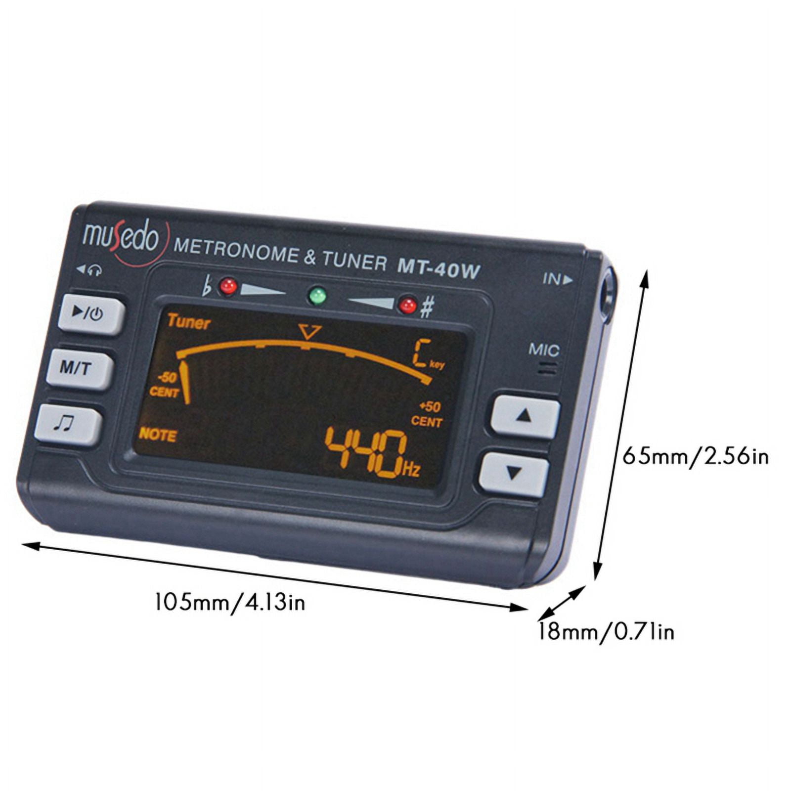 3X MT-40W Metro-Tuner Tone Generator Electronic Digital LCD LCD Clarinet Saxophone Tuner/Metronome