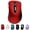 red, variant on Wireless Mouse, 2.4GHz with USB Receiver, 1200 DPI Optical Tracking, 5 Buttons,Ambidextrous PC/Mac/Laptop - Red