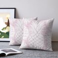 thumbnail image 2 of Pillow Covers 20x20 Set of 2, Purple White Pineapple Throw Pillow Covers Decorative Couch Cushion Cover, Tropical Summer Botanical Fruits Microfiber Soft Pillowcases for Bedroom Living Room Sofa, 2 of 9