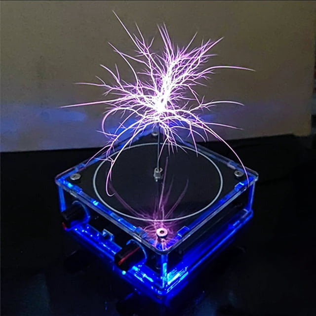 Musical Teslas Coil Lightnings Generator Arc Plasma Loudspeaker Wireless Transmission Experiment Desktop Toy Model
